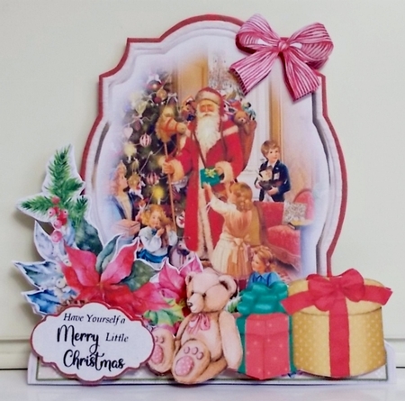 Christmas is in the Air 23 Shaped 6x6 Card & Envelope Kit by Pam Stubley