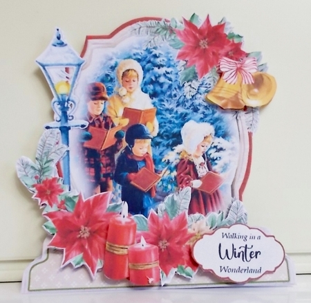 Christmas is in the Air 25 Shaped 6x6 Card & Envelope Kit by Pam Stubley