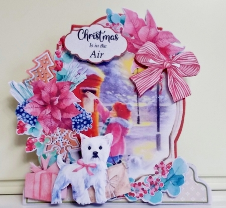 Christmas is in the Air 26 Shaped 6x6 Card & Envelope Kit by Pam Stubley
