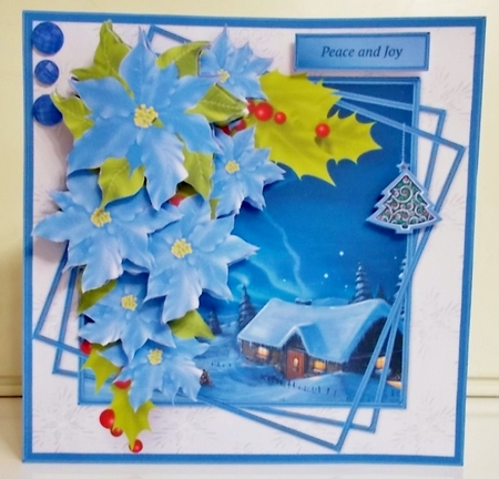 Snowy Night - Decoupage Card Mini Kit by Pam Stubley