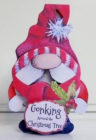 Get Your Christmas Gonk On 3 Shaped Card Mini Kit by Pam Stubley