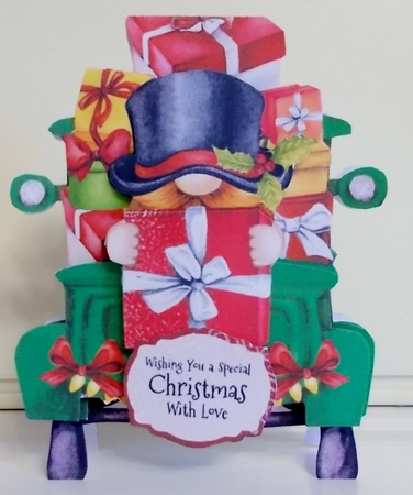 Get Your Christmas Gonk On 4 Shaped Card Mini Kit by Pam Stubley