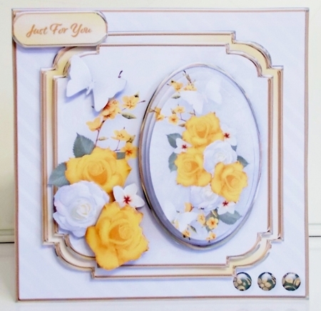 Yellow Roses - Layered Card Mini Kit by Pam Stubley