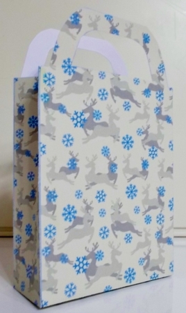 Christmas reindeer gift bag 1 by Pam Stubley