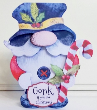 Get Your Christmas Gonk On 7 Shaped Card Mini Kit by Pam Stubley