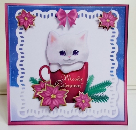 meowy Christmas Mini Kit 7x7 by Pam Stubley