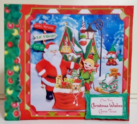 North Pole Advent Storybook Tunnel Card by Pam Stubley