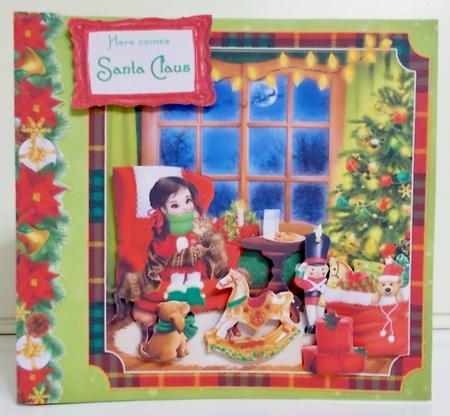 Christmas Eve Storybook Tunnel Card by Pam Stubley