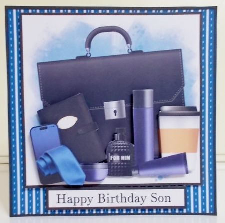 Business as Usual Mens Birthday Card by Pam Stubley
