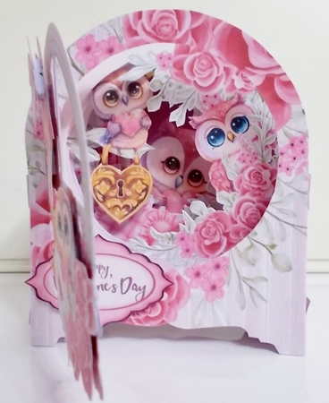 I Will Owl-ways Love You Behind the Door Card by Pam Stubley
