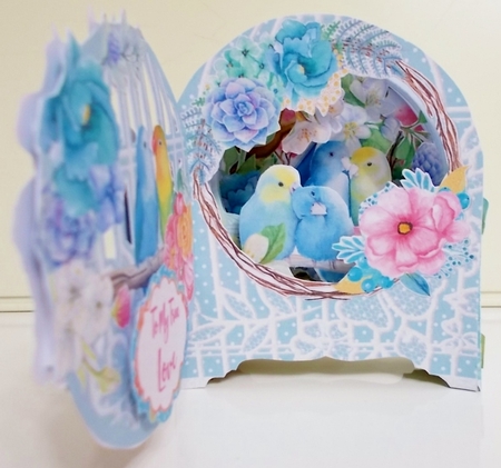 My Tweet Love Behind the Door Card by Pam Stubley