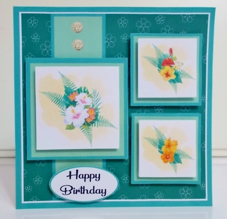 Tropical Hibiscus Flowers by Pam Stubley