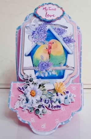My Tweet Love 4 - Upright Z-fold Tag Card Mini Kit by Pam Stubley