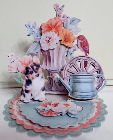 Blossoming Spring 1 Triple Easel Card Kit by Pam Stubley