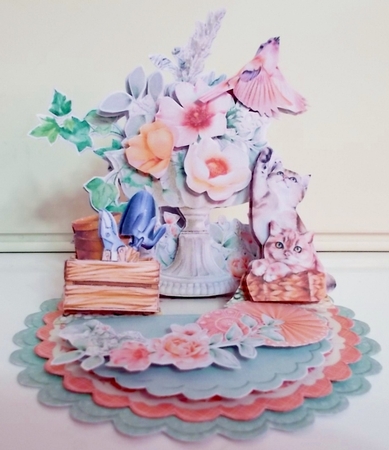 Blossoming Spring 2 Triple Easel Card Kit by Pam Stubley