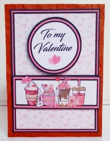 Diagonal pop-out LOVE by Pam Stubley
