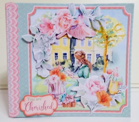 Blossoming Spring Storybook Tunnel Card by Pam Stubley
