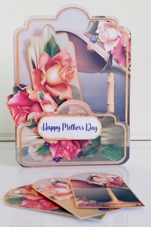 Shaped Pocket Front Card Flowers Mini Kit #1 by Pam Stubley