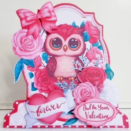 Hoot, Hoot! You are Cute 3 XL Shaped Card Kit by Pam Stubley