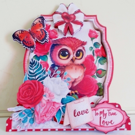 Hoot, Hoot! You are Cute 5 XL Shaped Card Kit by Pam Stubley