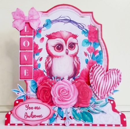 Hoot, Hoot! You are Cute 6 XL Shaped Card Kit by Pam Stubley