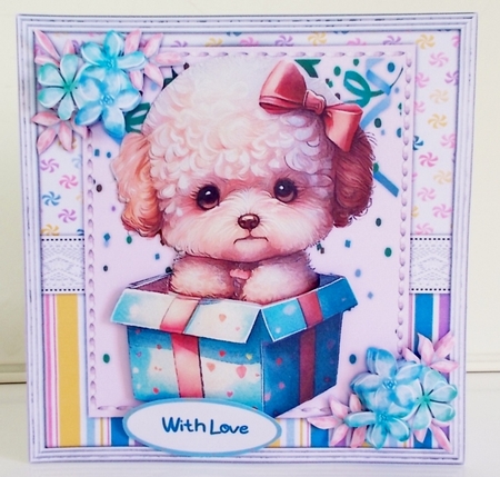8x8 Mini Kit , Gorgeous Pup in a Box 5 by Pam Stubley