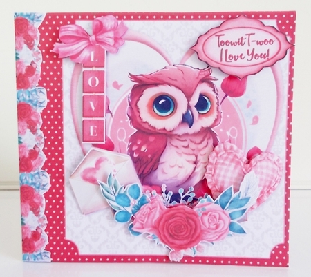 Hoot, Hoot! You are Cute Storybook Tunnel Card by Pam Stubley