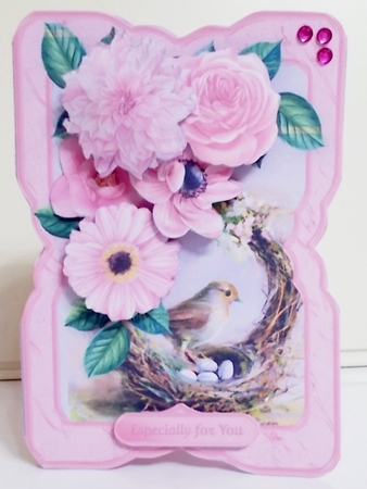 Spring Bird - Shaped Card Mini Kit by Pam Stubley