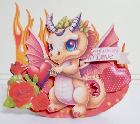 Burning Love 2 Rocker Card by Pam Stubley