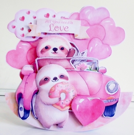 I Love You Slow Much 1 Rocker Card by Pam Stubley