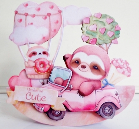 I Love You Slow Much 2 Rocker Card by Pam Stubley