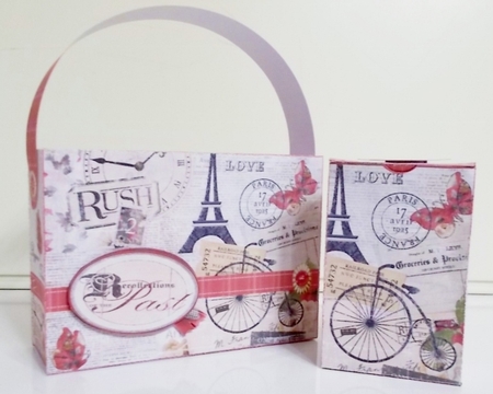  Recollections Of The Past Tote and Gift Box by Pam Stubley