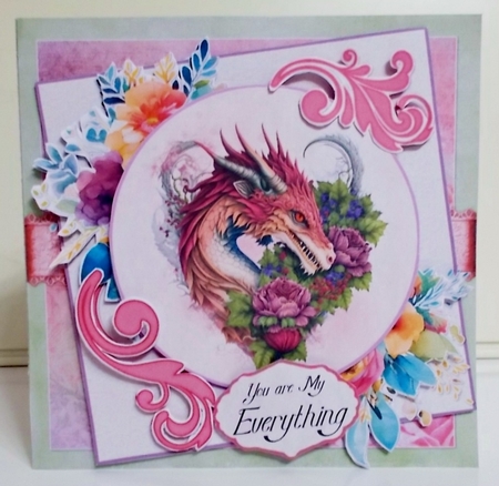 Dragon Heart 2  7.75x7.75 Simply Cards  by Pam Stubley