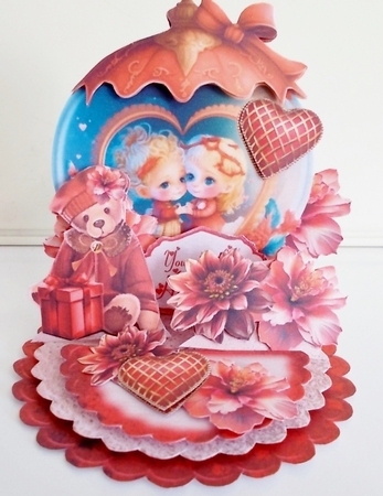 Spread a Little Love 1 Triple Easel by Pam Stubley