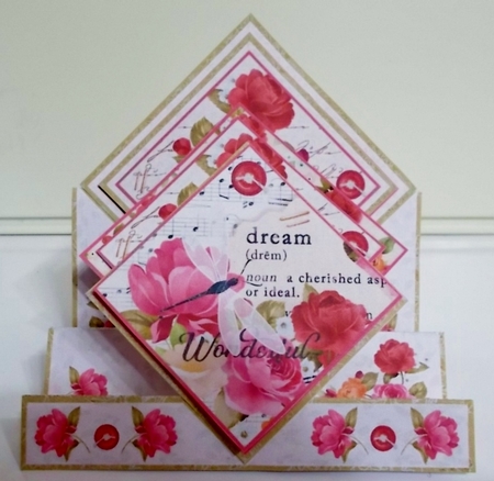 Diamond Stepper Card by Pam Stubley