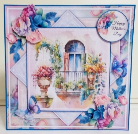 Floral Balcony 04 Mini Page Kit by Pam Stubley