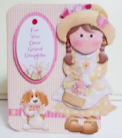 Floral Basket Girl   by Pam Stubley