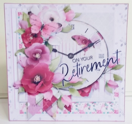 8x8 Time to celebrate Retirement or other occasion mini kit. by Pam Stubley
