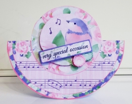 Bird Song Rocker Card by Pam Stubley