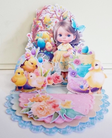 As Sweet As Easter 2 Triple Easel by Pam Stubley