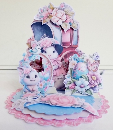 As Sweet As Easter 9 Triple Easel by Pam Stubley