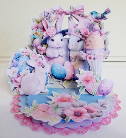 As Sweet As Easter 11 Triple Easel by Pam Stubley