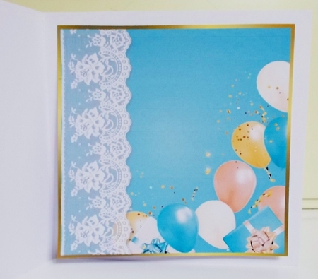 Delicious cake  Quick Card  Insert by Pam Stubley
