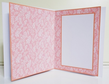 Peach And White Twigs - Insert by Pam Stubley