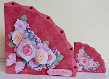 Mixed Posy - Fan-Shaped Card Mini Kit by Pam Stubley