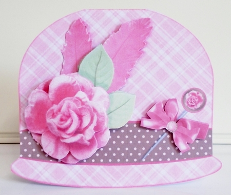 Cloche Hat Card by Pam Stubley