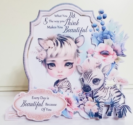 As Sweet as You are 2 XL Shaped Card Kit by Pam Stubley