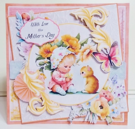 S is for Spring 3  7.75x7.75 Simply Cards  by Pam Stubley