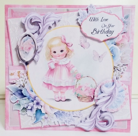 S is for Spring 6  7.75x7.75 Simply Cards  by Pam Stubley