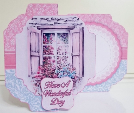 Open Window Fold Back Mini Kit *Bow Is Optional*       Includes 5 Toppers & Matching Tags by Pam Stubley